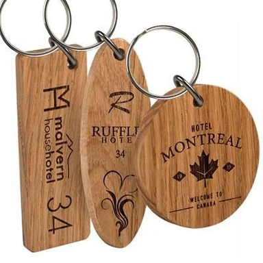 Wood Key Ring