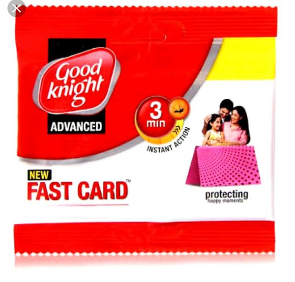Godrej Good Knight Advanced Fast Card - 10 Units - Pack of 60 - 60 Pcs