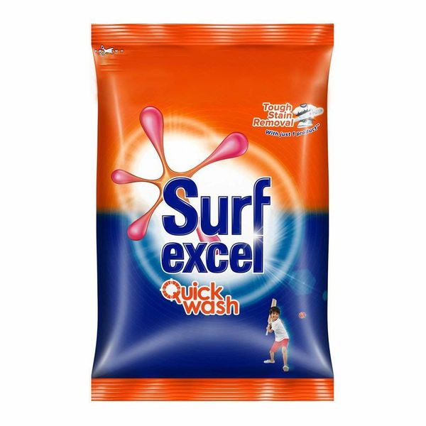 HUL Surf Excel Quick Wash Detergent Powder 1 kg, Washing Powder  - 1 KG.