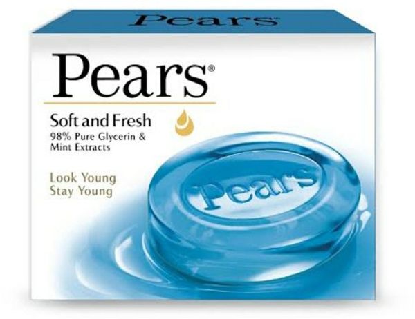 HUL Pears Soft & Fresh Glycerine & Mint Extracts Soap,100 GM.