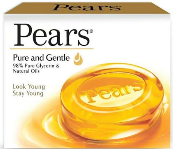 HUL Pears Pure & Gentle Moisturising Bathing Bar Soap with Glycerine For Golden Glow 125g 