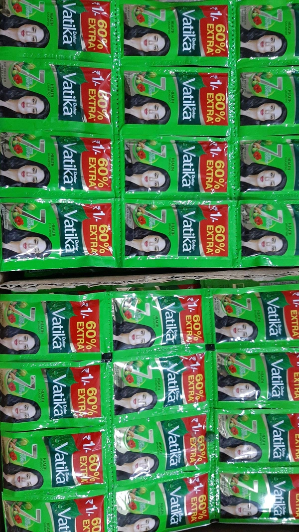 Vatika Shampoo Pouch  MRP.1₹ (16 Pouch) - 