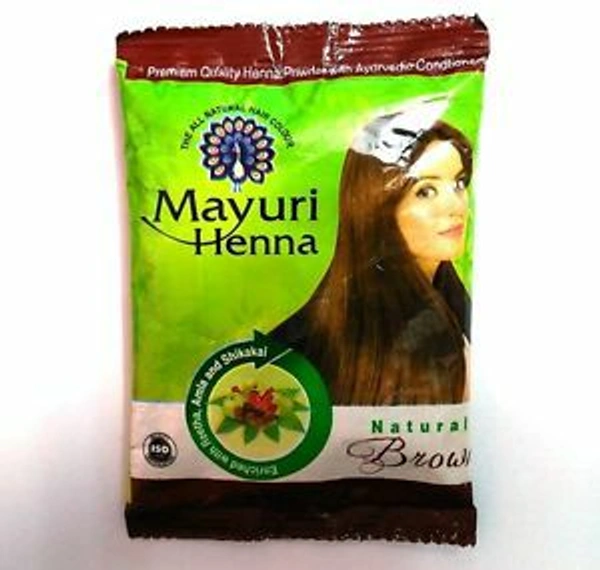 MAYURI Heena Hair Color .BROWN(20 PCS IN PKT.)