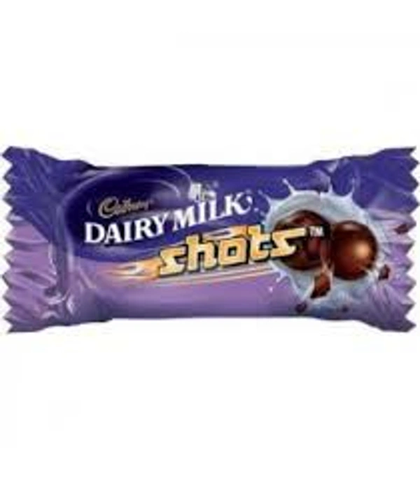 Cadbury Dairy Milk Shots  MRP.2/- 58 PCS