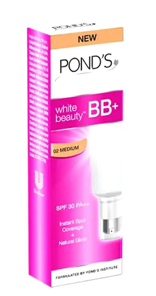 PONDS Pond'S White Beauty Bb+ Fairness Cream  Tube Of 18 G
