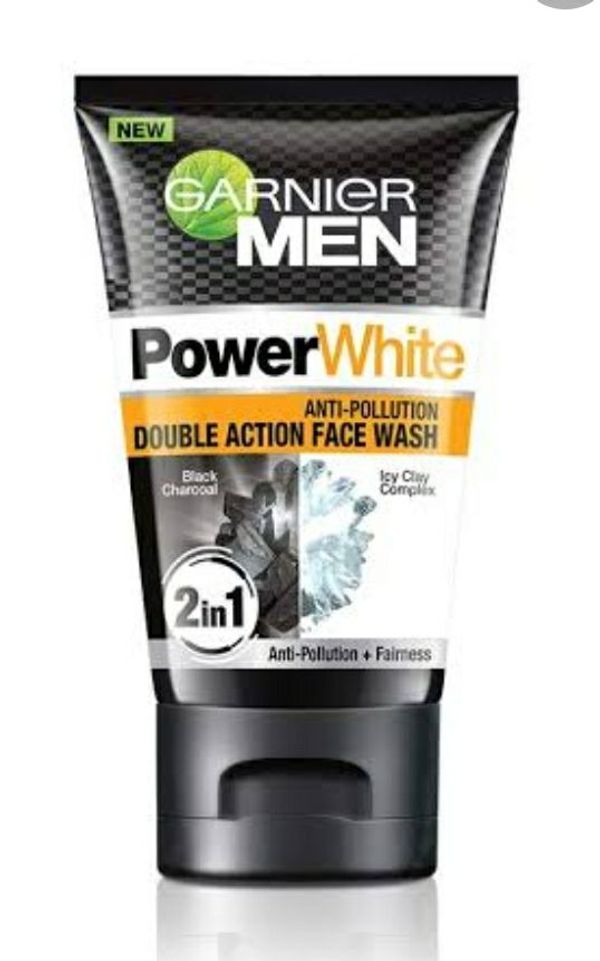 Garnier Men, Face Wash, Brightening & Anti-Pollution, TurboBright Double Action, 50 g - 