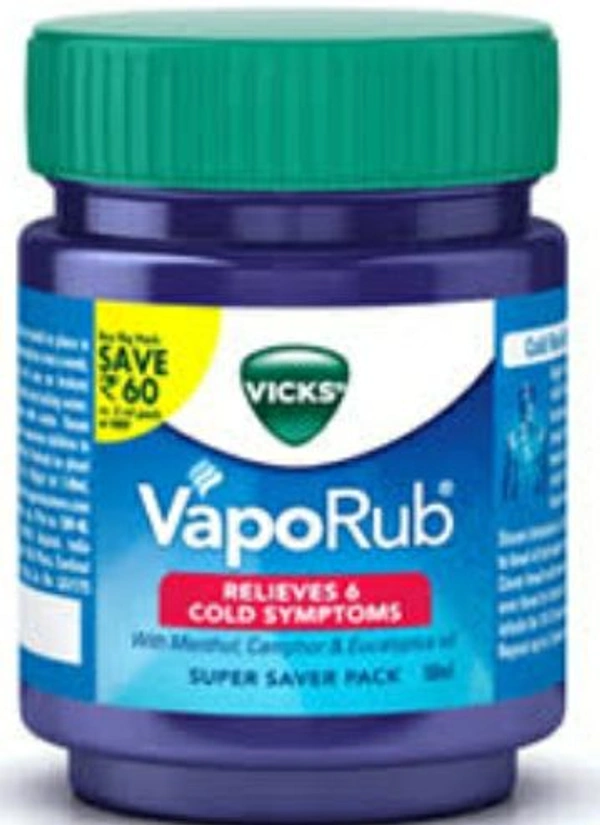 vicks Vicks Vaporub, 25 ml Manufacturer PROCTER & GAMBLE HOME PRODUCTS PVT LTD