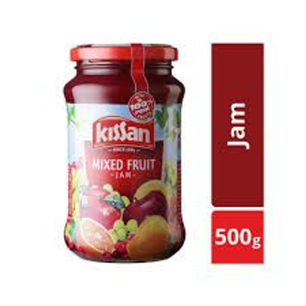 Kissan Mixed Fruit Jam , With Real Fruit Ingredients, 500 g
