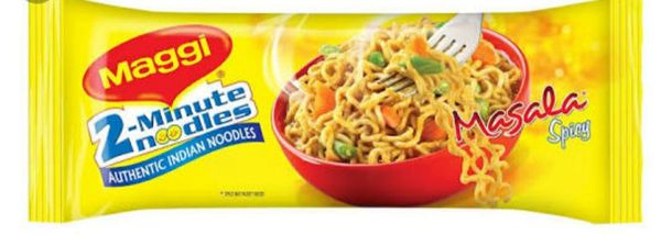 nestle MAGGI 2-Minute Instant Masala Noodles - Made With Quality Spices, Source Of Iron, 280 g Pouch - 280 GM.