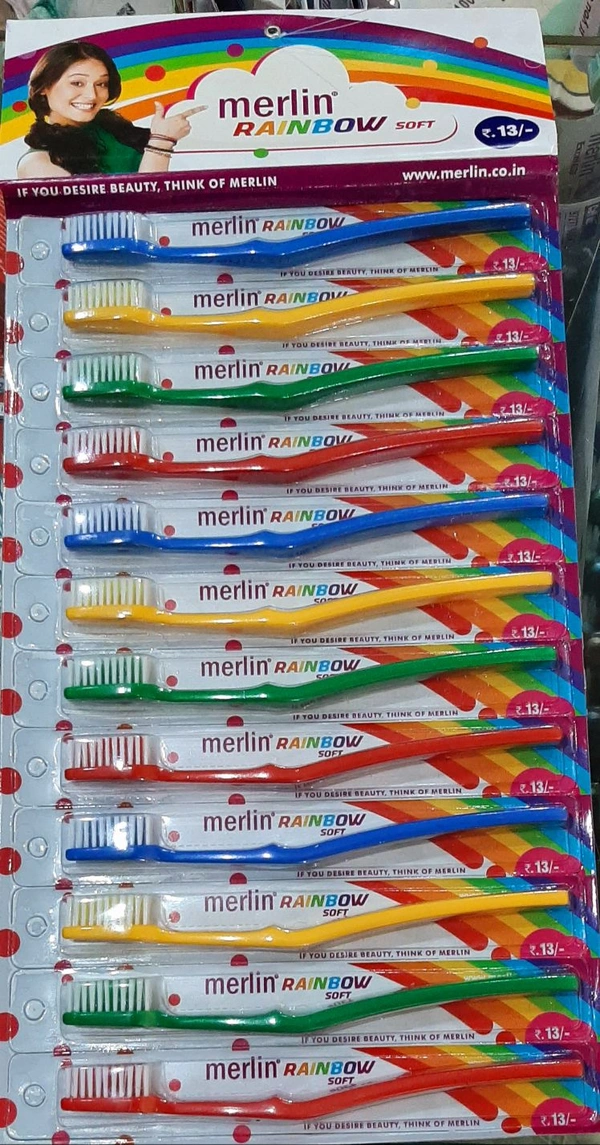 Tooth Brush Rainbow 12 Pcs
