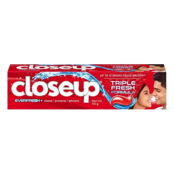 Hul CLOSEUP TRIPLE FRESH  GEL TOOTHPASTE  45 gm. 6 + 1 - 1 PCS