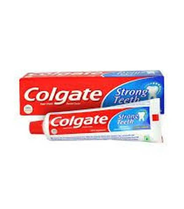 Colgate Strong Teeth Cavity Protection Toothpaste, Colgate Toothpaste with Calcium Boost, 50gm, India's No.1 Toothpaste  - +24