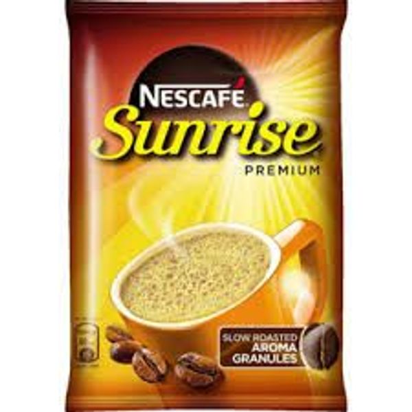 NESCAFE SUNRISE, Instant Coffee-Chicory Mix, Pouch10/-RS  - 12 Pcs