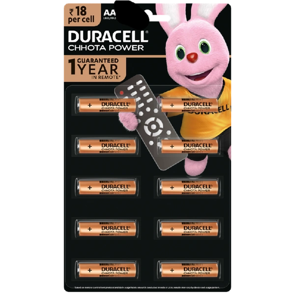 Duracell Chhota Power AA Battery Set of 10 Pcs