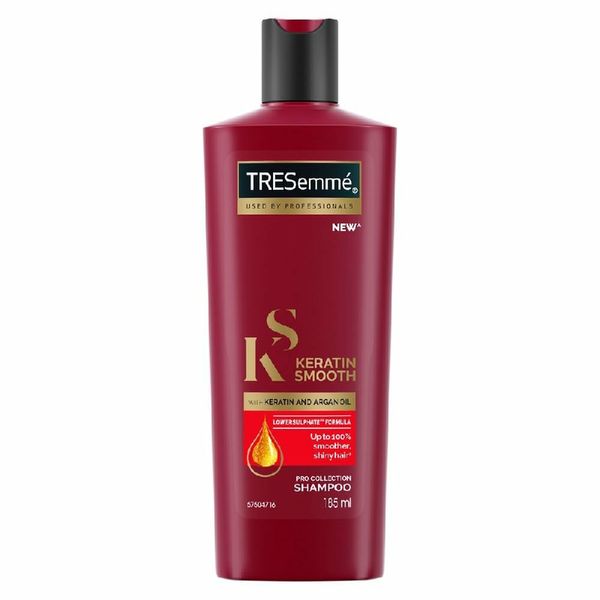 Tresemme Keratin Smooth Shampoo, With Keratin And Argan Oil For Straighter, Smoother And Shinier Hair, 185 ml
