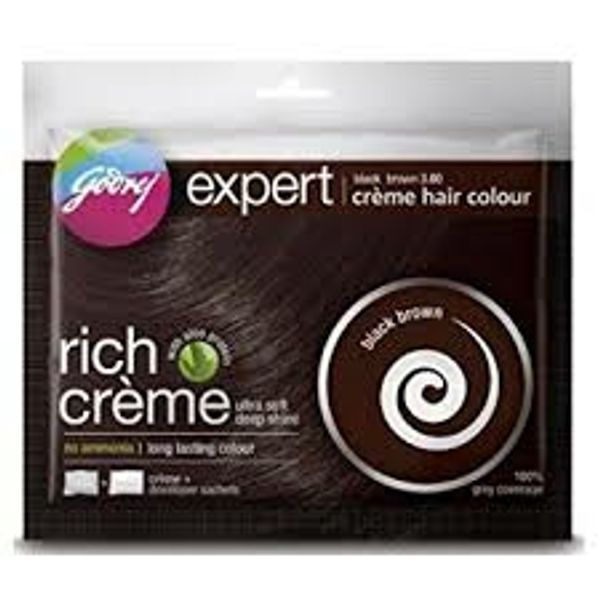 Godrej Expert Rich Creme Hair Colour - Black Brown