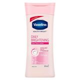  Vaseline Healthy Bright Body Lotion 400ml, Daily Brightening Body Moisturizer with Sunscreen for Dry Skin, Lotion for Non-Greasy Glowing Skin - 400 ml.