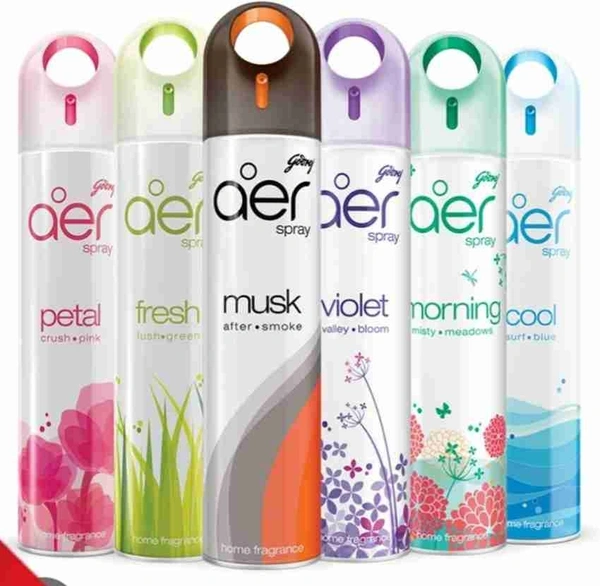 Godrej aer spray, Air Freshener for Home & Office -  (240 ml), Long-Lasting Fragrance - morning