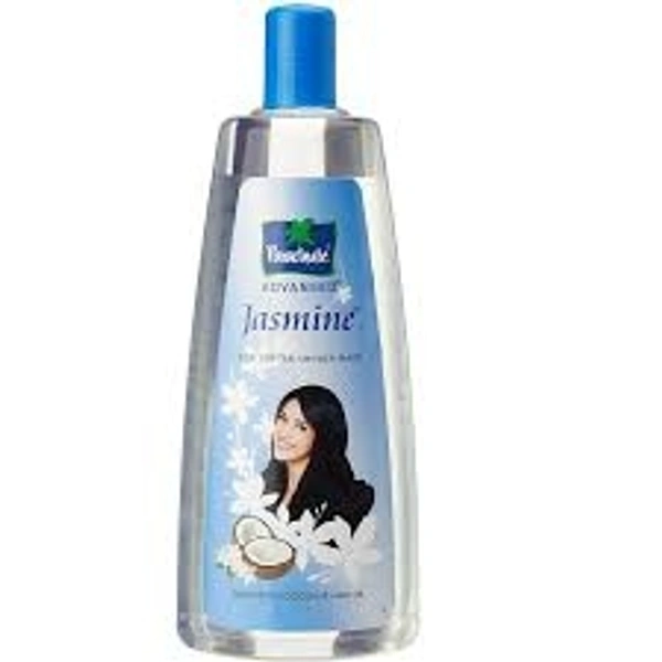 Parachute Advansed Jasmine Coconut Hair Oil with Vitamin E for Healthy Shiny Hair, Non-sticky, - 300 ml.