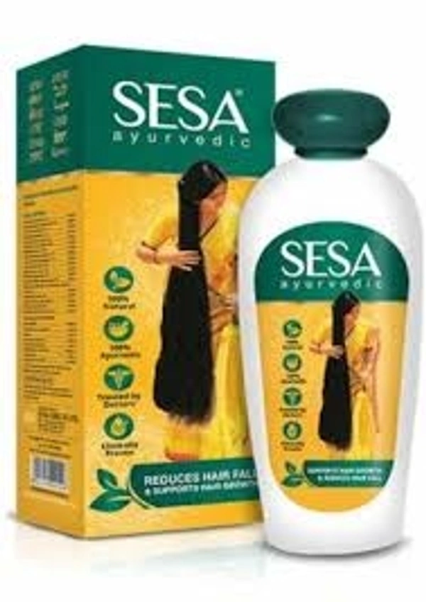 SESA AYURVEDIC REDUCES HAIR FALL & SUPPORTS HAIR GROWTH  Hair Oil Pack 100Ml.