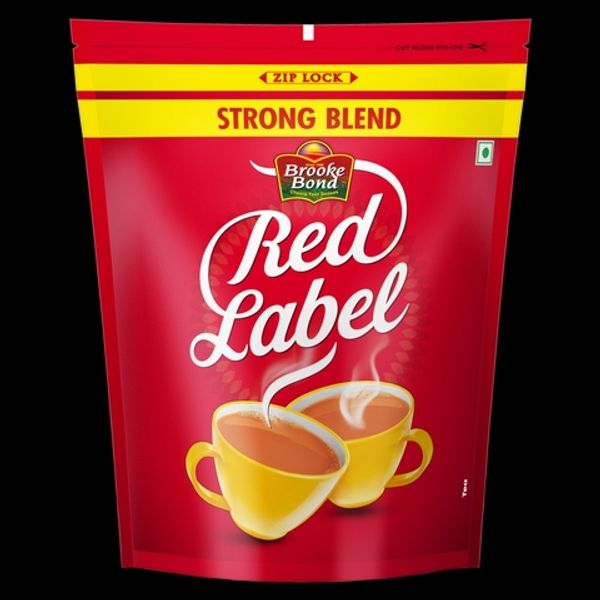 Red Label 1Kg. Brooke Bond Red Label Tea 1 kg Pack, Strong Chai from the Best Chosen Leaves, Rich in Healthy - 