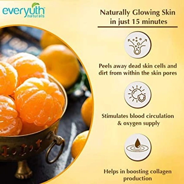 Everyuth Naturals Advanced Golden Glow Peel-off Mask, offer pack  facewash free Tube