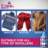 Godrej  Ezee Liquid Detergent - pouch | for Winter-wear | Added Conditioner | No Soda Formula | Woolmark Certified