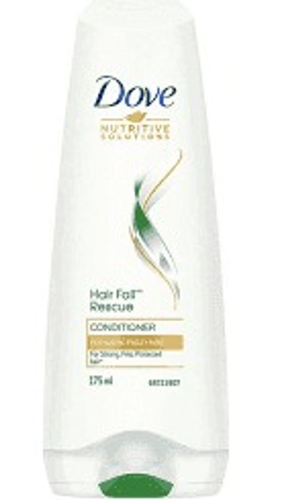 Dove Hair Fall Rescue Conditioner 175 ml, Hair Fall Control for Smooth, Frizz Free Hair - Deep Conditions Dry and Damaged Hair for Men & Women