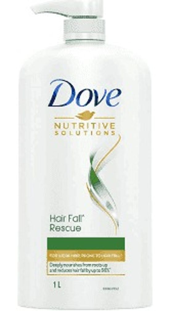 Dove Intense Repair Shampoo 1 L, Repairs Dry and Damaged Hair, Strengthening Shampoo for Smooth & Strong Hair - Mild Daily Shampoo for Men & Women - Dove Hair Fall Rescue