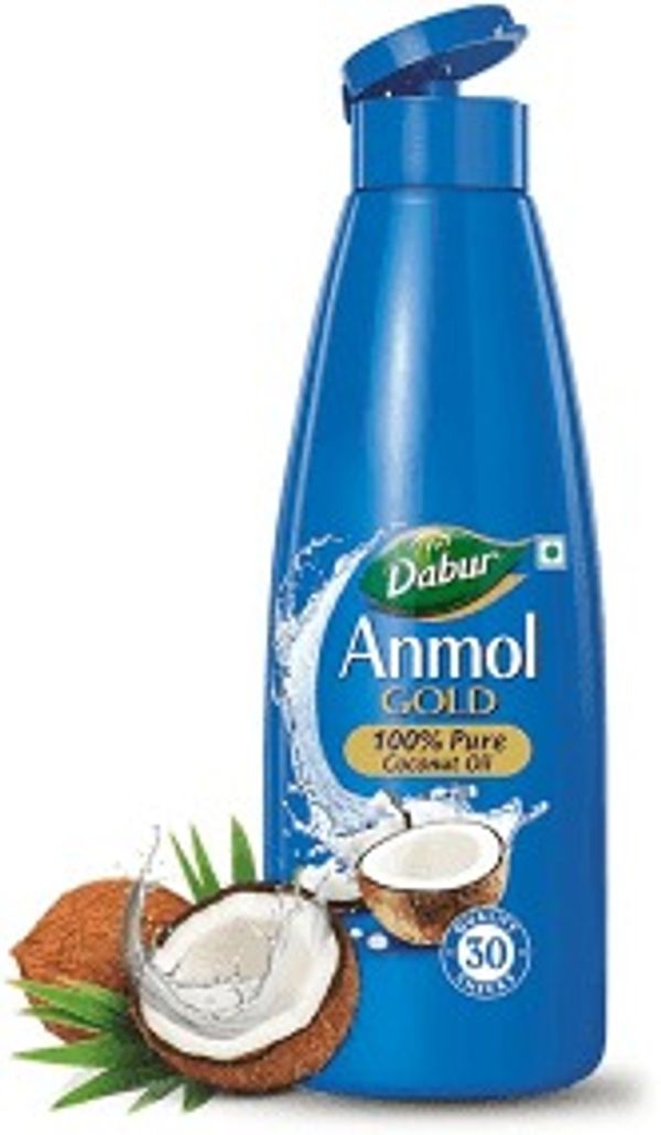 Dabur Anmol Gold 100% Pure Coconut Hair Oil  (600 ml)