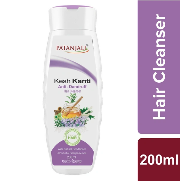 Patanjali Kesh Kanti Anti-Dandruff Hair Cleanser, 200 ml