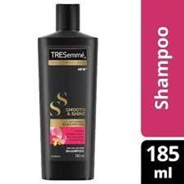 TRESemme Smooth & Shine Shampoo, with Vitamin H & Silk Protein, for Salon Silky Smooth Hair, Provides Moisture & Shine, 185 ml,TRPI1N2