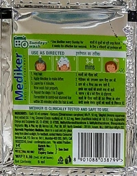 Mediker Natural Anti-Lice Treatment Shampoo, 5ml MRP RS 6/- (18 IN MALA)