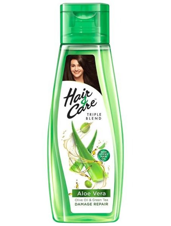 HAIR & CARE with Aloe Vera, Olive Oil & Green Tea  Hair Oil, 100Ml.