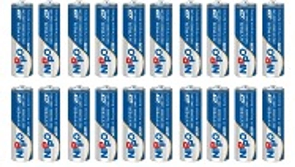 Nippo  Batteries - AA  Pack  - Blue - (20) - 20 pcs