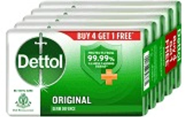 reckitt colman Dettol Original Germ Protection Bathing Soap bar, 150gm (Pack of 4)