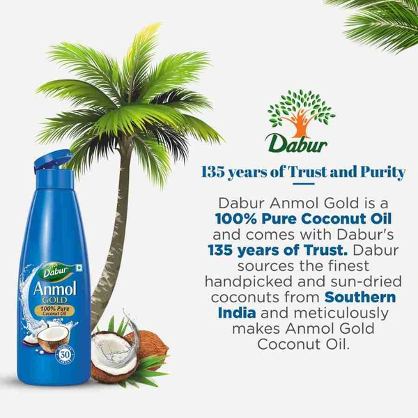Dabur Anmol Gold Coconut Oil, 12 pcs - 10 RS. SELLING PRICE 12 PCS