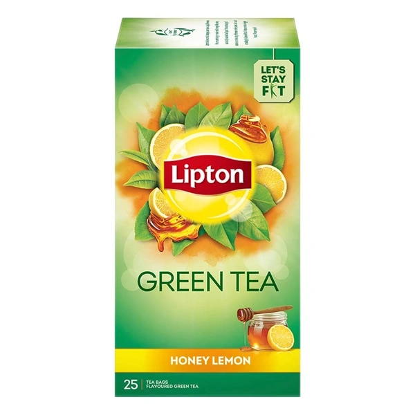 Lipton Honey Lemon Green Tea Bags, 35 g (25 Bags x 1.4 g each)