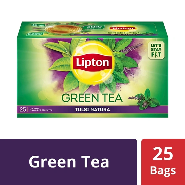 Lipton Green Tea Tulsi Natural, 25 Tea Bags