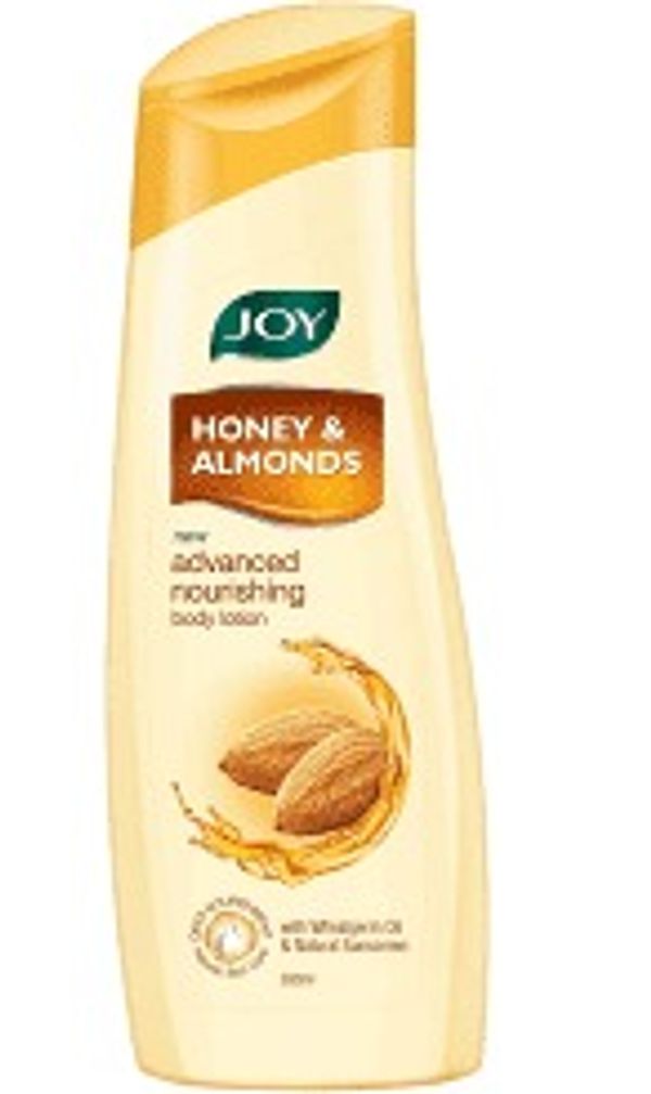 Joy Honey & Almonds Advanced Nourishing Body Lotion - With Wheatgerm Oil & Natural Screen, Deep Nourishment, 40 ML ML.