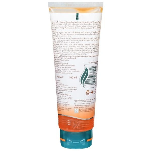 Himalaya Tan Removal Orange Face Wash 50 ml