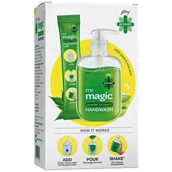 Godrej Mr.Magic Powder Liquid Hand Wash 9g Combo