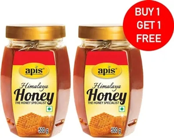 Apis Himalaya Honey, 500 Gm.(Buy 1 Get 1 Free