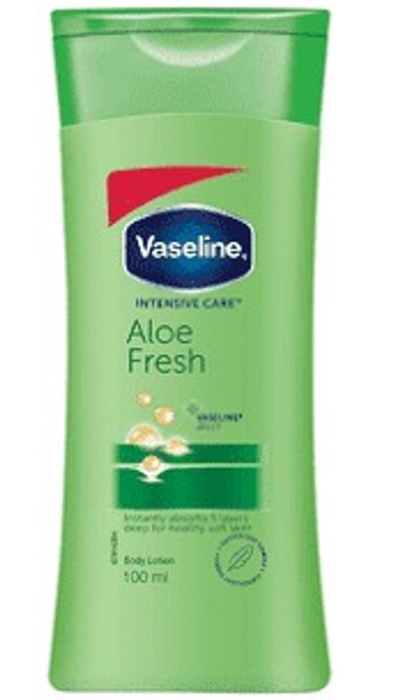 Vaseline Intensive Care Body Aloe Fresh Lotion - 100 ML.
