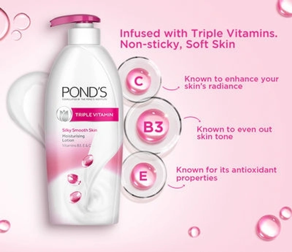 PONDS POND'S Triple Vitamin Moisturising Body Lotion 275 ml Personal Care Body Care