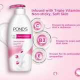 PONDS  POND'S Triple Vitamin Moisturising Body Lotion 275 ml Personal Care Body Care