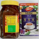Dabur  Honey - Worlds No. 1 Honey Brand With No Sugar Adulteration, 500 Gm+Dabur Vedic Tea Free.