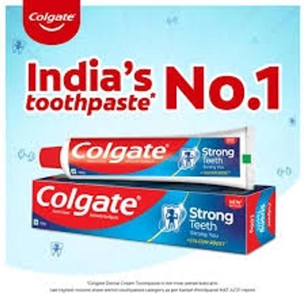 Colgate Strong Teeth Cavity Protection Toothpaste, 21Gm. ₹10/-×12Pcs