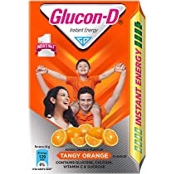 Glucon-D Instant Energy Health Drink Tangy Orange  - 500 Gm.