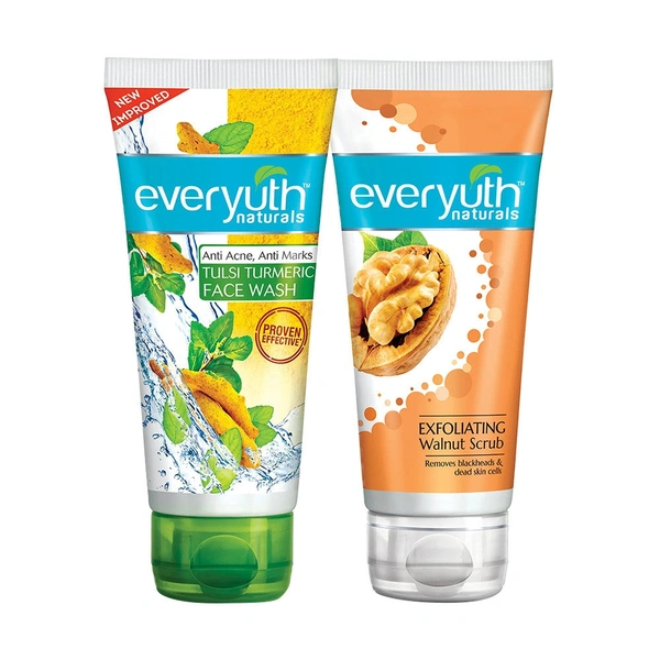 Everyuth Naturals Exfoliating Walnut Scrub OFFER PACK
